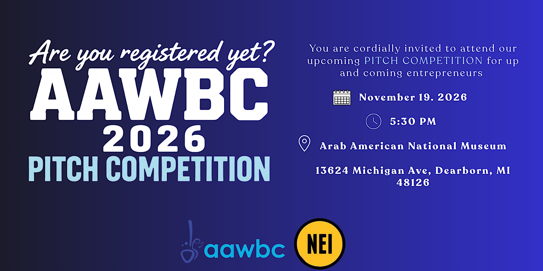 2026 AAWBC PITCH COMPETITION