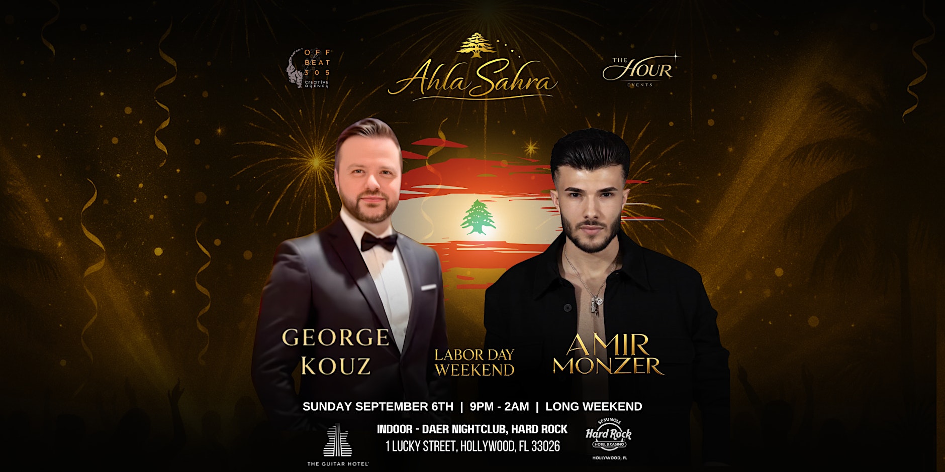 Ahla Sahra - Superstars Amir Monzer & George Kouz LIVE at Hard Rock - DAER