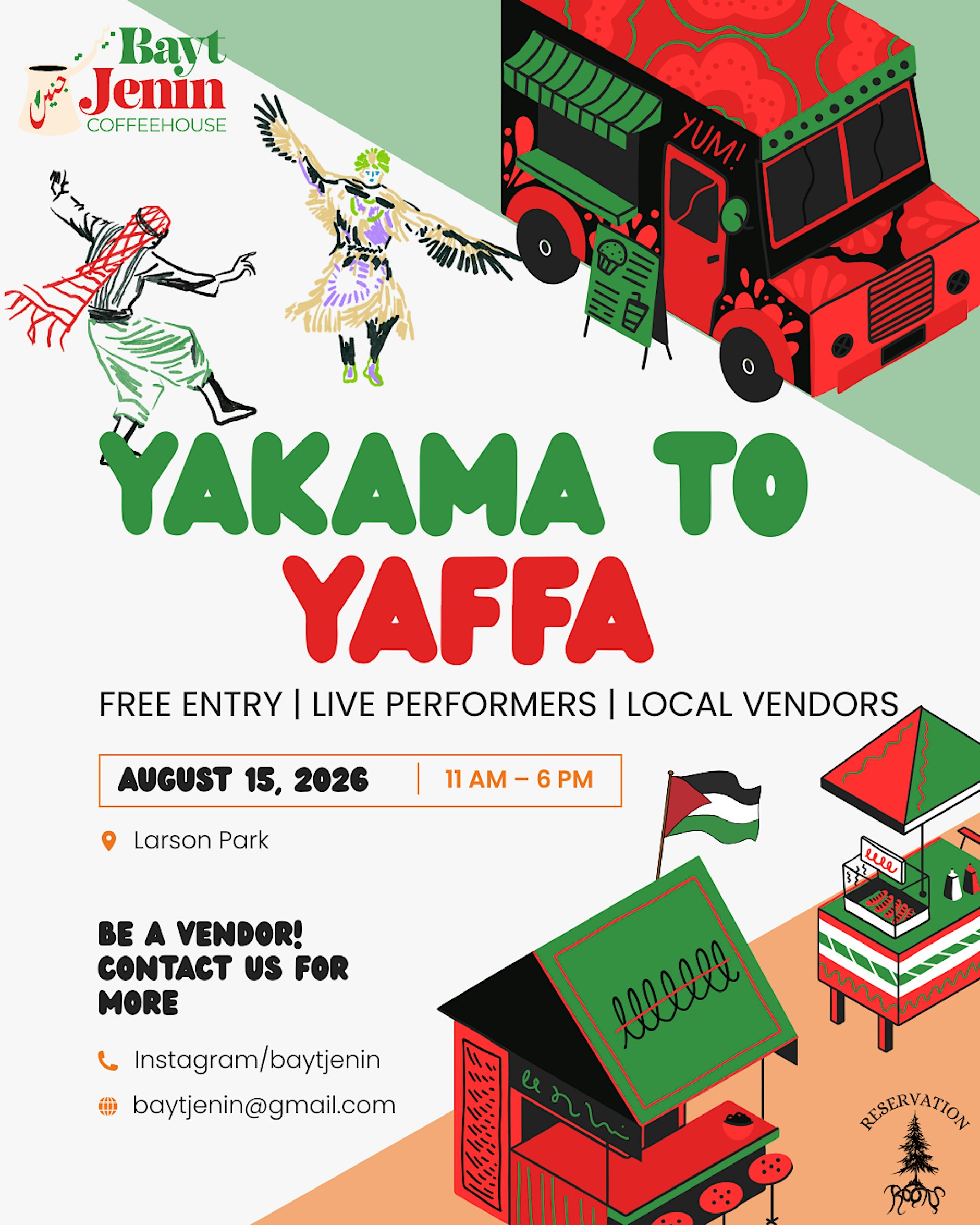 Yakama to Yaffa Festival by Bayt Jenin Coffeehouse and Res Roots