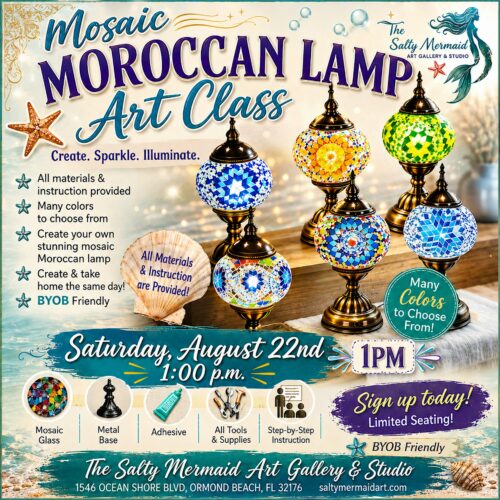 Mosaic Moroccan Lamp Class