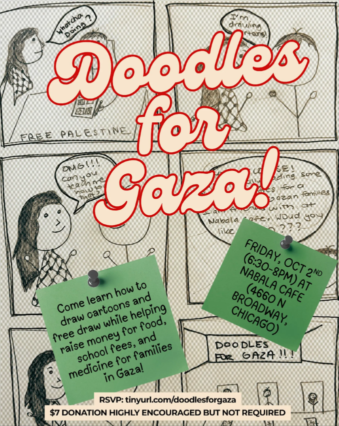 Doodles for Gaza