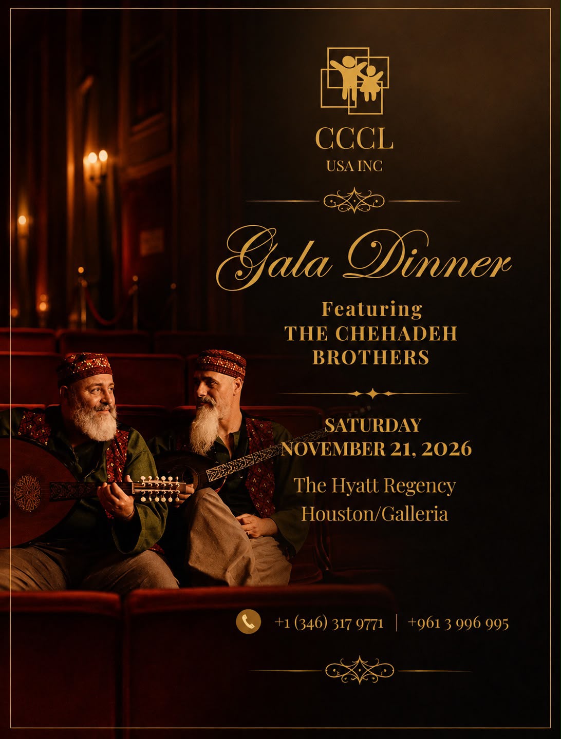 Gala Dinner featuring the Chehadeh Brothers