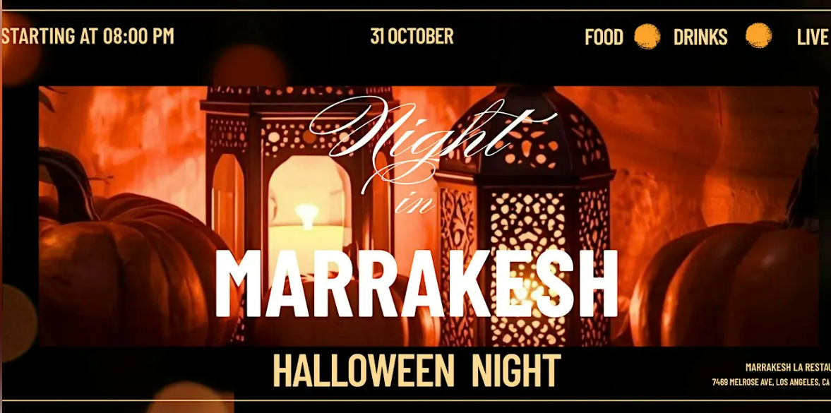 A Night in Marrakech — Moroccan Halloween Celebration