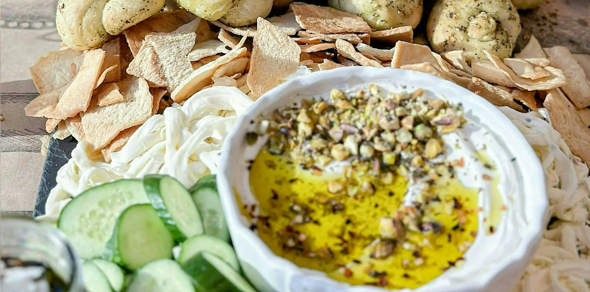 Dips, Salad & Sips - Levantine Mezza & Wine Tasting Experience